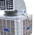 Mobile dual outlet air cooling fan